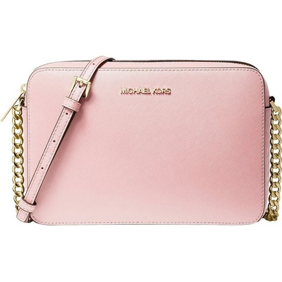Michael Kors Jet Set Travel Large Saffiano leather crossbody Powder Blush