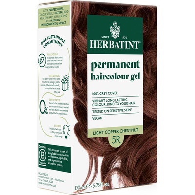 Herbatint permanentní barva na vlasy světele měděný kaštan 5R 150 ml