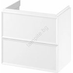 Cersanit S1021-008 - висящ шкаф за баня под мивка MILLE SLIM 60x38 см, бял (CS0252)