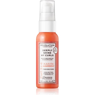 Revolution Haircare My Curls 3+4 Deeply Shine My Curls мултифункционално масло за къдрава коса 50ml