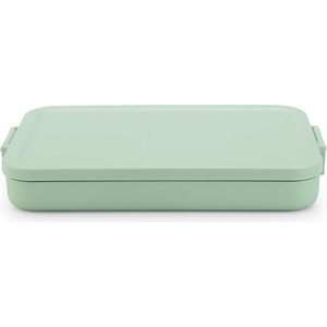 Brabantia Кутия за обяд Brabantia Make&Take 1.1L, Jade Green, плоска (1006285)
