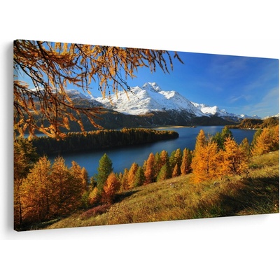 Obraz - Podzim v Alpách, jednodílný 120x80 cm