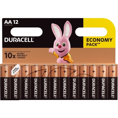 Duracell Alkalline AA 12ks 5000394203334