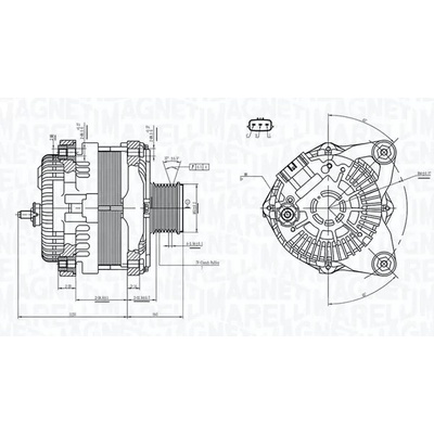 MAGNETI MARELLI Alternátor MAG 063732182010