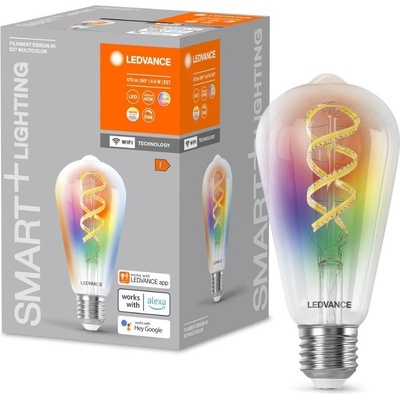 Ledvance LED RGBW Stmievateľná žiarovka SMART+ E27/4,8W/230V 2700-6500K Wi-Fi