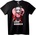 NOONEBRAND Тениска Обичам Хорър: Маска на Джейсън и Роза - XL, White