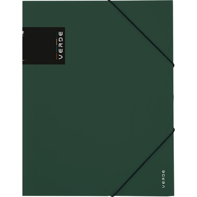 VERDE Spisové desky A4 s gumou zelená 412081
