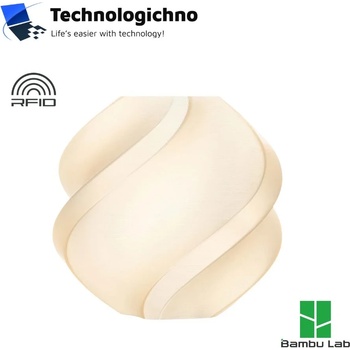 Bambu Lab PLA Translucent Bambu Mellow Yellow With Spool (A17-Y0-1.75-1000-SPL)