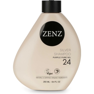 Fialový šampon pro blond a šedivé vlasy Zenz Silver Shampoo Purple Pure No. 24 - 250 ml