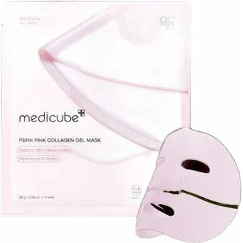 Medicube PDRN Pink Collagen Jelly Gel Mask Spevňujúca hydrogélová maska na tvár 1 ks 28 g