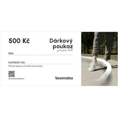 Dárkový poukaz - papírová verze CZ hodnota: 500