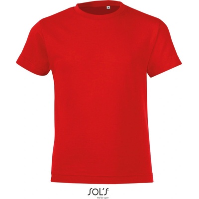 Sol's Collection tričko Regent Fit Kids červená