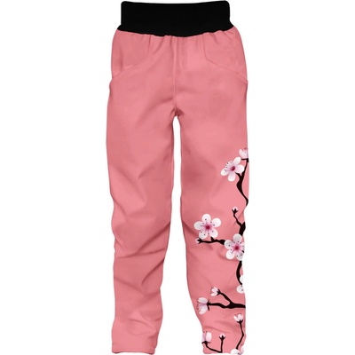Wamu Softshellové kalhoty dětské Sakury růžová