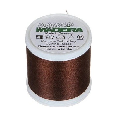 Vyšívací nitě PES Madeira Polyneon (400m) barva 1659 mahogany