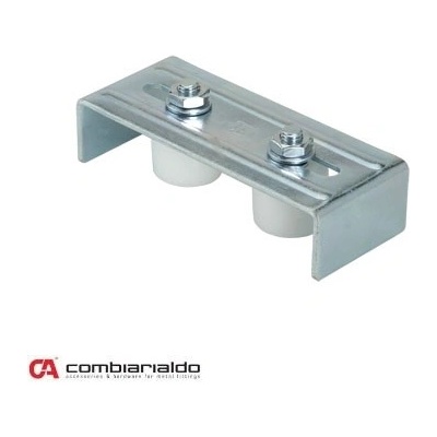 Platňa Combi Arialdo, 2 vodiace nylon. kolieska 35x30mm