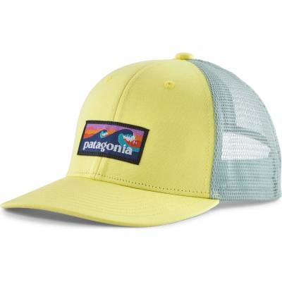 Patagonia Детска шапка с козирка Patagonia Kid's Trucker Hat Cap - Boardshort Logo: Lemon Zest - размер One Size (204-1695-6311)