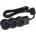 Legrand Power strip extra flat 16A 3680W 3x2P+with cable 1.5 m - Black-dark grey