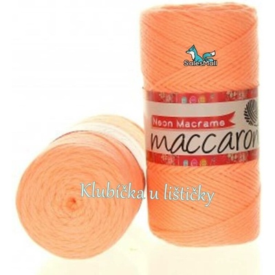 Maccaroni Neon Macrame lososová 003