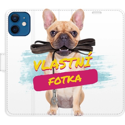 Pouzdro iSaprio Flip s vlastním motivem a kapsičkami na karty Apple iPhone 12 mini