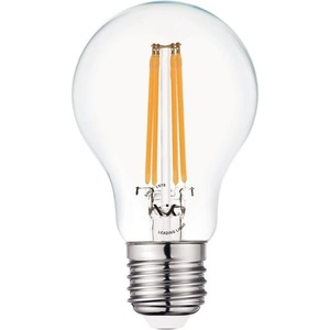 VK LED 6, 5W 806lm 2700Κ 220V E27 Ra-80 360°, Classic, Филамент, стъкло, прозрачен - VL LED VK/05103/E/CL/W (VK/05103/E/CL/W)