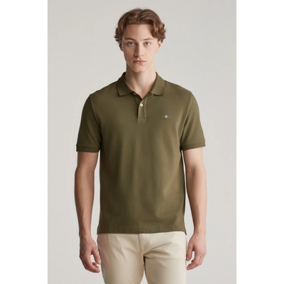 Gant Textured Polo juniper green