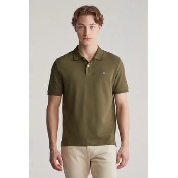 Gant Textured Polo juniper green
