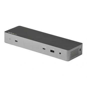 Image 1 of StarTech StarTech. com TB3CDK2DHUE докинг станция Жичен Thunderbolt 3 Черен, Сив (TB3CDK2DHUE) (TB3CDK2DHUE)