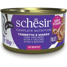 Schesir Cat C&B Wet Adult Tuniak a ančovičky vo vývare 85 g
