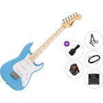 Squier Mini Stratocaster MN Premium SET California Blue Електрическа китара