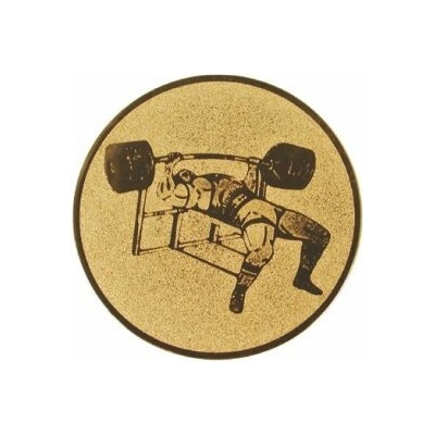 TROFEJE.sk Emblém 50mm 53 silový trojboj