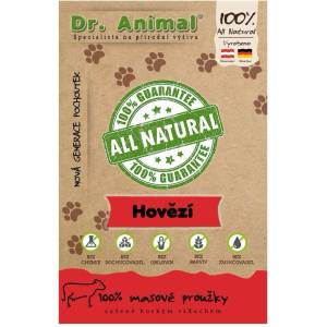 Dr. Animal 100 % говежди месни ленти 80 г