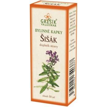 Grešík bylinné kapky Šišák 40% líh 50 ml