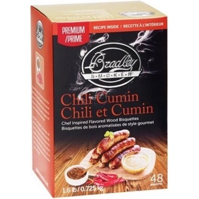 Bradley udící brikety PREMIUM CHILI CUMIN 48 ks