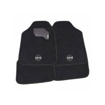 Комплект Постелки за Кола Momo 015 Бял/Черен 4 uds