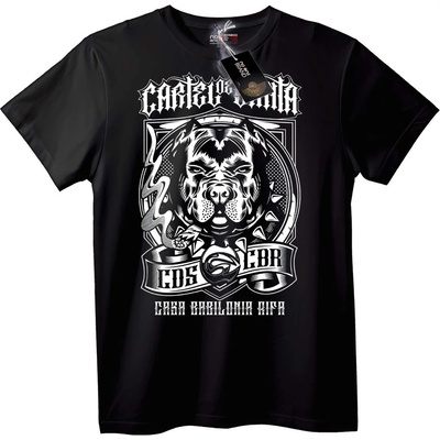 NOONEBRAND Тениска Casa Babilonia Куче - M, White