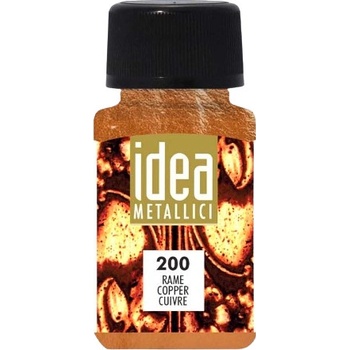 Maimeri Idea Metallici tekuté metalické farby 200 copper 60 ml