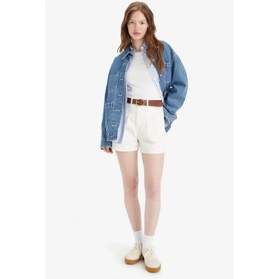 Levi's dámske kraťasy Lightweight Mom shorts A7513-0004 smotanová