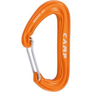 C. A. M. P C. A. M. P. Карабинер с щифт C. A. M. P. Nano 22 Snapgate carabiner - Orange - размер Single (321-0192-0411)