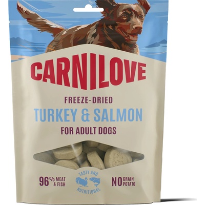 Carnilove Dog Freeze Dried Turkey and Salmon 60 g