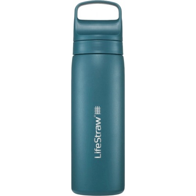 LifeStraw Go 2.0 Steel lagúna teal 500 ml