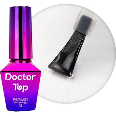 MollyLac Molly Lac Doctor Top bezvýpotkový vrchný gél lak 10ml