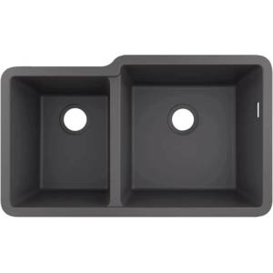 Hansgrohe S51 SilicaTec тъмносива композитна мивка 82x48.5 см (43436290) Мивка за вграждане