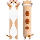 Aga4Kids Plyšový vankúš Kočka Hnědá 50 cm