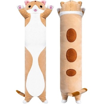 Aga4Kids Plyšový vankúš Kočka Hnědá 50 cm
