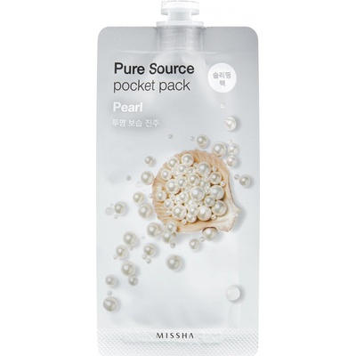 Missha Pure Source Pocket Pack Pearl Nočná vyživujúca maska s výťažkom z perál 10 ml