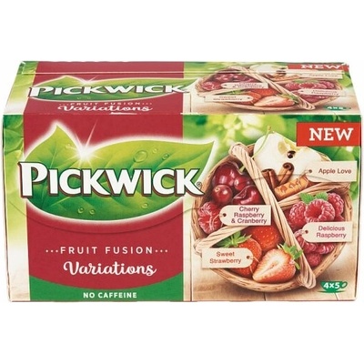 Pickwick Fruit Fusion Variations výber ovocných čajov a ovocno bylinného čaju 20 ks 38,75 g