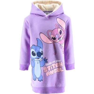 Lilo a Stitch prodloužená mikina fialová