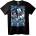 NOONEBRAND Тениска Стиймпанк Дядо Коледа и Механик - 2XL, Black
