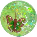 Super Duper svítící skákající míček motýl 6 cm Zelený