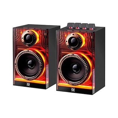 Defender reproduktory FUTURO 2.0 20W černé AUX Bluetooth podsvícené
